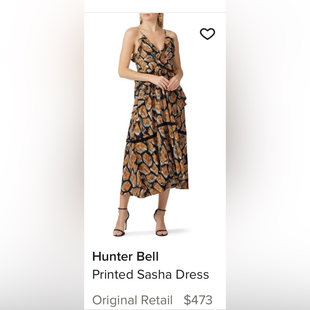 Hunter Bell Multicolor Patterned Dress sz 12